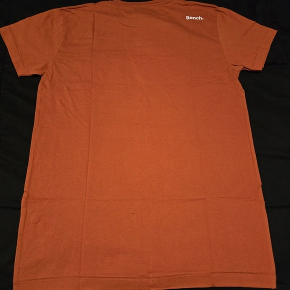 Bench Men's 2 Piece Bundle Short Sleeve Shirts NWT Orange & White Size Medium - Picture 6 of 13